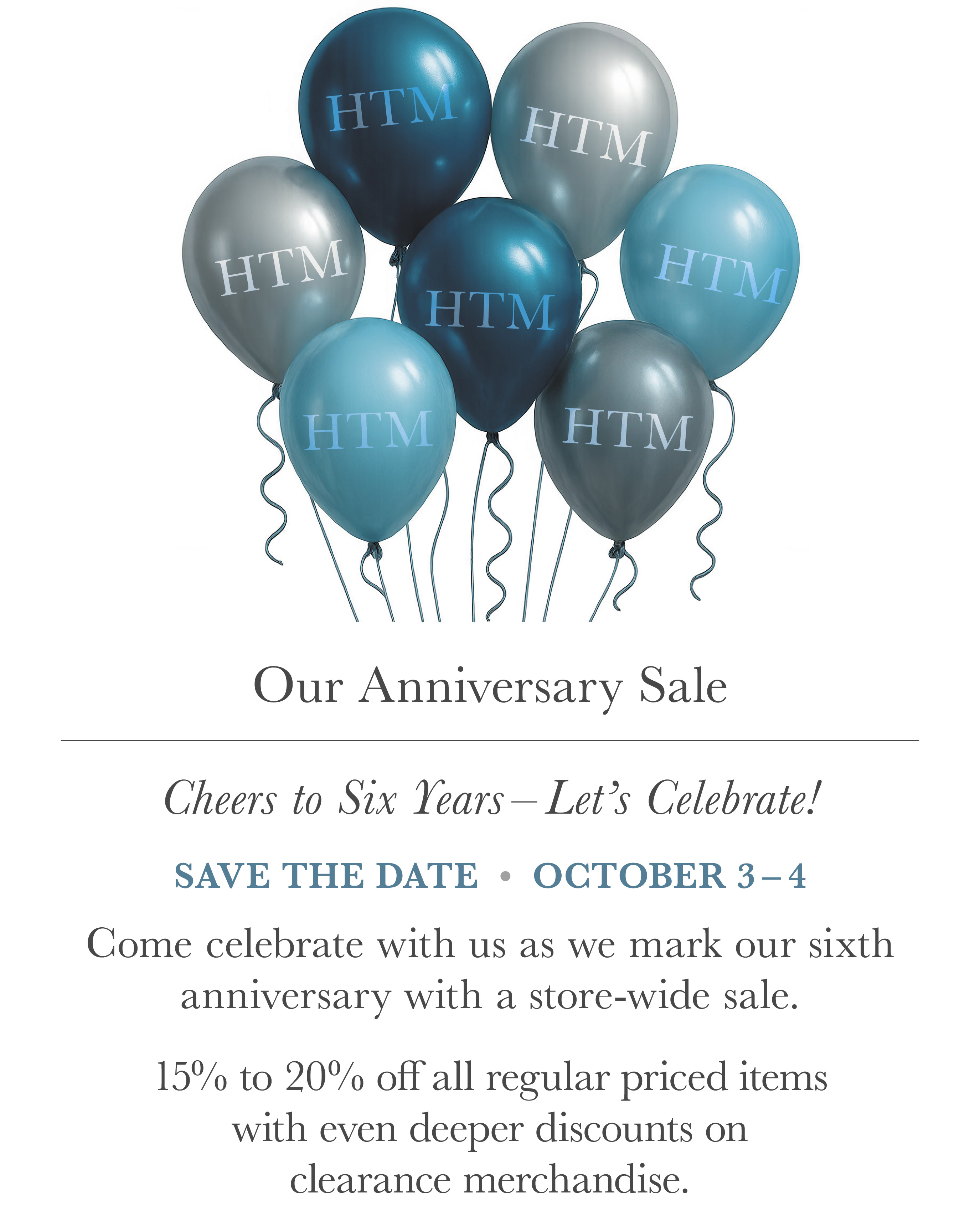 Our Anniversary Sale