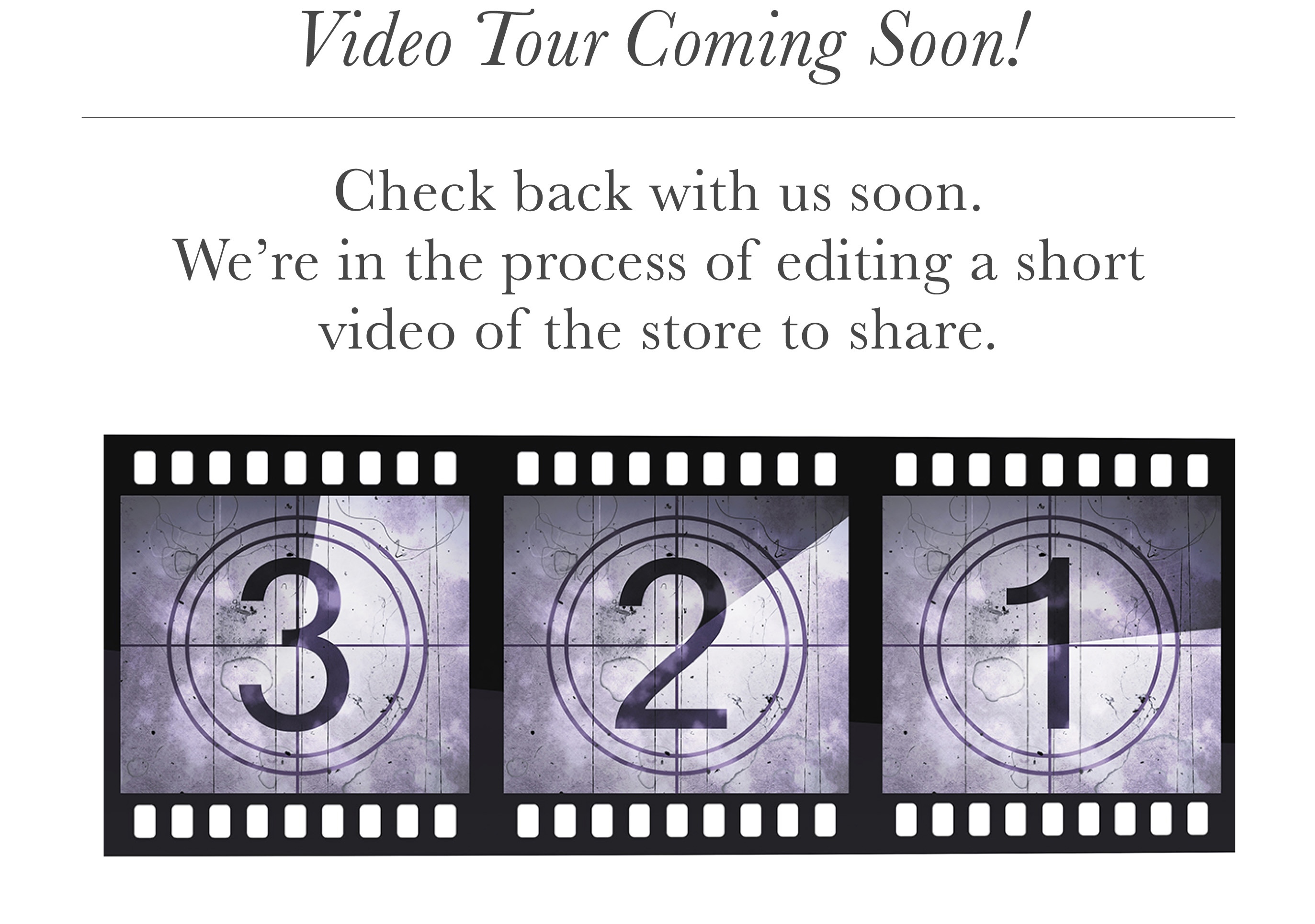 Video Tour Coming Soon